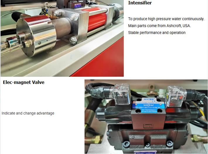 weihong software-and-main-motor-waterjet-machine